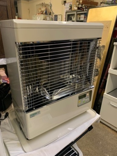 分解清掃　美品　サンポット★半密閉式石油ストーブ KSH-482KL 煙突式 カベック 4.83kWタイプ 木造13畳まで/コンクリー