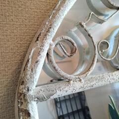 【ご成約中】アンティーク調アイアンミラーの画像