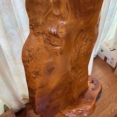 【値引しました、配送可】木　置物