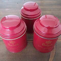 【非対面】Harrods　紅茶缶3缶【近々処分】