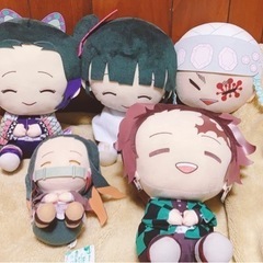 鬼滅の刃　ぬいぐるみ5点セット