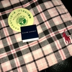 新品 Ralph Lauren ポロ ラルフローレン ハンカチの画像