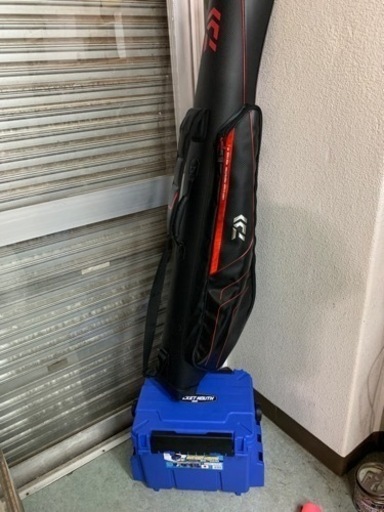 タックルボックス新品　Daiwaロッドケース美品