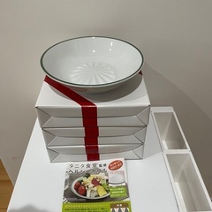 新品　タニタの健康茶碗、皿の画像
