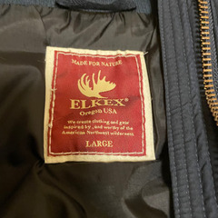 ELKEX ダウンコート レディース ネイビー Lサイズの画像