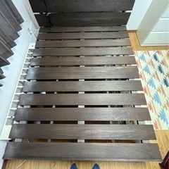 べダブルベット＆フレームの画像