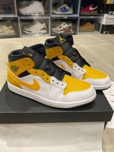 NIKE AIR JORDAN 1 MID "UNIVERSITY GOLD" NIKE AIR JORDAN 1 MID "UNIVERSITY GOLD"