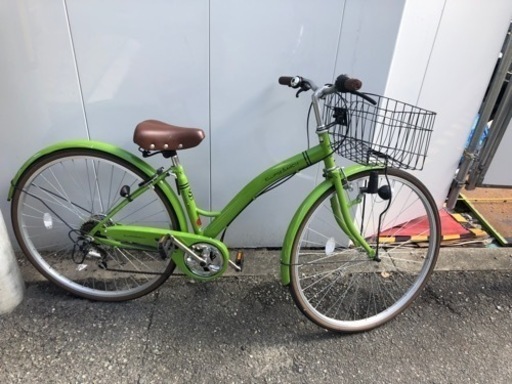 27インチ　自転車　変速付き　美品