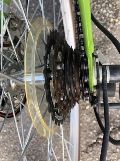 27インチ　自転車　変速付き　美品