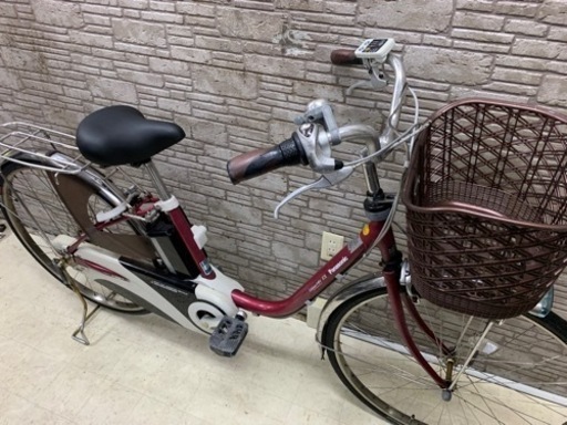 東京23区配達無料　新基準 Panasonic パナソニック ビビ　6.6Ah 電動自転車☆中古☆パナ ①