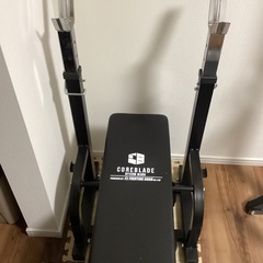 バーベル140kg +ベンチ台 +スクワット台の画像