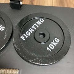 バーベル140kg +ベンチ台 +スクワット台の画像