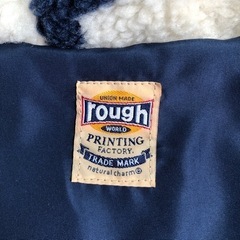 rough モコモコ星柄パーカーの画像