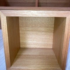 値下げ！【中古】無印良品　壁に付けられる家具箱　２個セットの画像