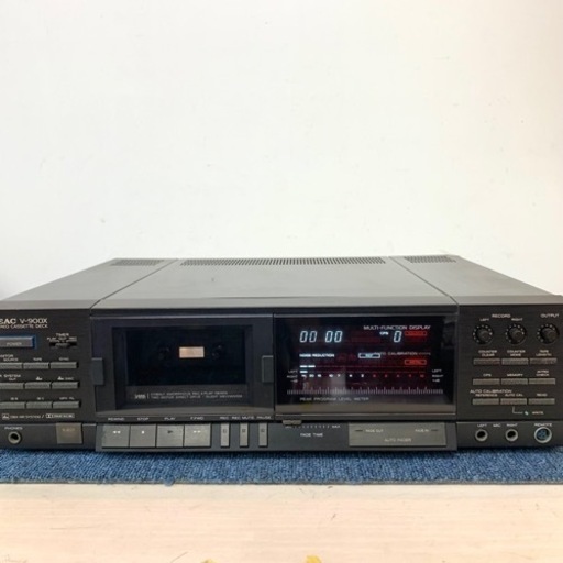 TEAC V-900X STEREO CASSETTE DECK ステレオ カセット デッキ 通電OK 中古 現状品 動作未確認