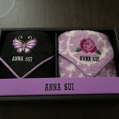 【新品】ANNA SUIタオルハンカチ2枚セット