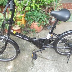 A昨年購入　使用1年。折り畳み自転車 6段ギア　ATLAS EDGE　