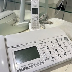 受け渡し決定【0円でお譲りします】panasonic FAX付き固定電話の画像