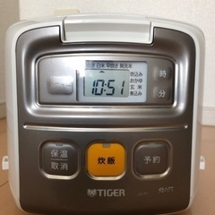 TIGER  炊飯器　3合炊き　