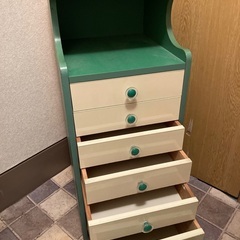 レトロ　チェスト　電話代　昭和　引き出しの画像