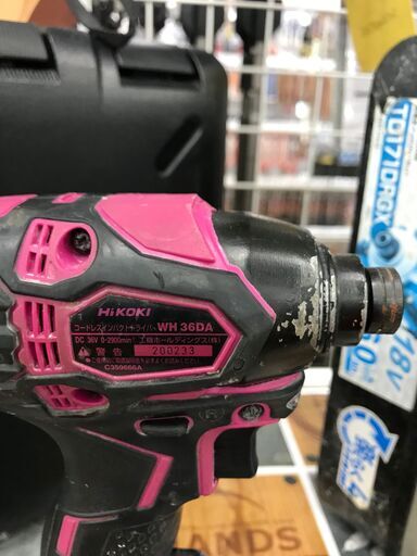 HiKOKI　コードレスインパクトドライバ　WH36DA　中古品