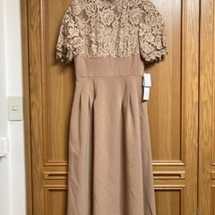 ★新品★リリーブラウン　ラメレース　ビジュー　ワンピース　パーテ...