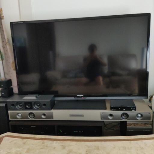 テレビとサラウンドシステム