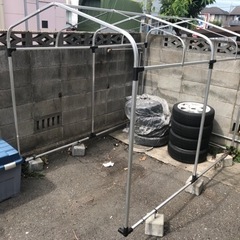 ビニールハウス　倉庫　ガレージ　サイクルラック