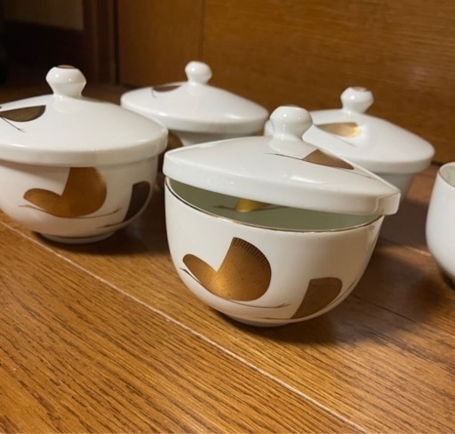 【新品未使用】茶器＆蒸し碗15客セット