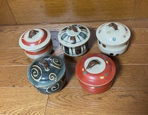 【新品未使用】茶器＆蒸し碗15客セット