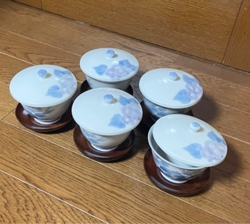 【新品未使用】茶器＆蒸し碗15客セット