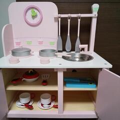 おままごと　木製キッチンの画像