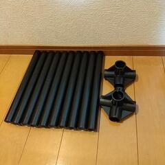 引き取り限定 イレクターパイプ 外が塩ビパイプ 内側は鉄パイプな...