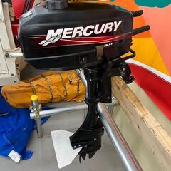 【引取限定】マーキュリー 3AR 船外機 中古品 2馬力 平成2...