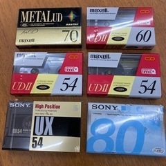 今月値引きします。カセットテープ　6本セット