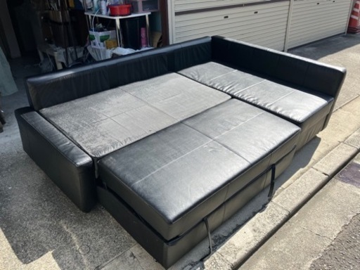 Ikea ソファベッド　L型ソファ