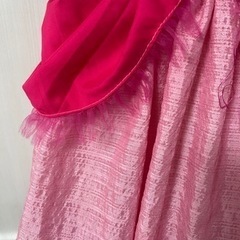 ピーチ姫　ドレス　コスプレ　ハンドメイド　110 から120くらいの画像