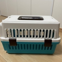 猫 犬 ペット キャリーバッグ 青の画像