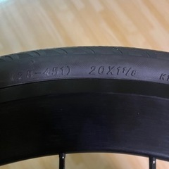 取引完了　ミニベロ用20インチ451ホイールセットの画像
