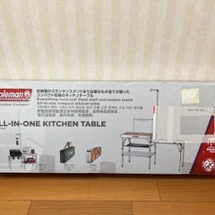 （値下げ）【未使用品】コールマン オールインワンキッチンテーブルの画像