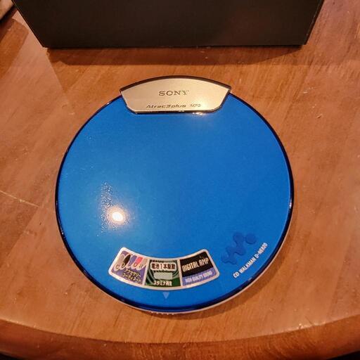 SONY.CDウォークマン.ブルーĎ-NE820