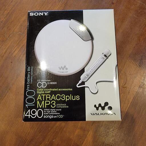 SONY.CDウォークマン.ブルーĎ-NE820