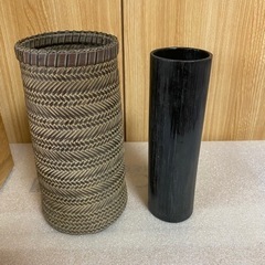 人間国宝　八木澤啓造作　竹花瓶の画像