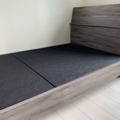 【新品・未使用】シングルベッドの画像