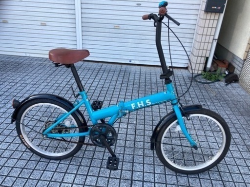 【20インチ自転車】折りたたみ　シングルギア　リヤタイヤ新品❗️若林自転車　膳所店　SALE中❗️