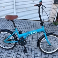 【20インチ自転車】折りたたみ　シングルギア　リヤタイヤ新品❗️若林自転車　膳所店　SALE中❗️