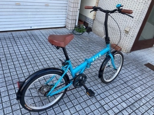 【20インチ自転車】折りたたみ　シングルギア　リヤタイヤ新品❗️若林自転車　膳所店　SALE中❗️