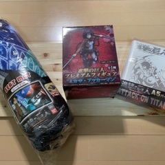　【　進撃の巨人グッズ（ミカサフィギュア他）　】