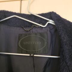 UNTITLED　コート　紺色の画像
