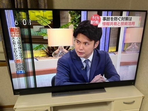 REGZA 55型　回転テーブル付　2019年　液晶難